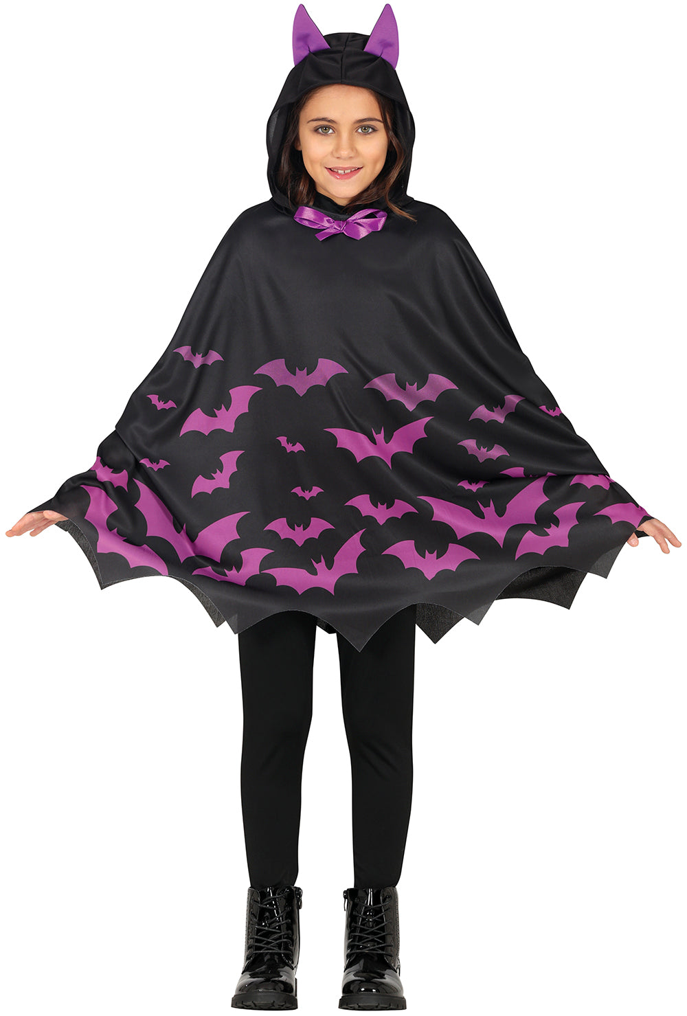 PURPLE PONCHO BAT, CHILDREN, 7 - 9 YEARS