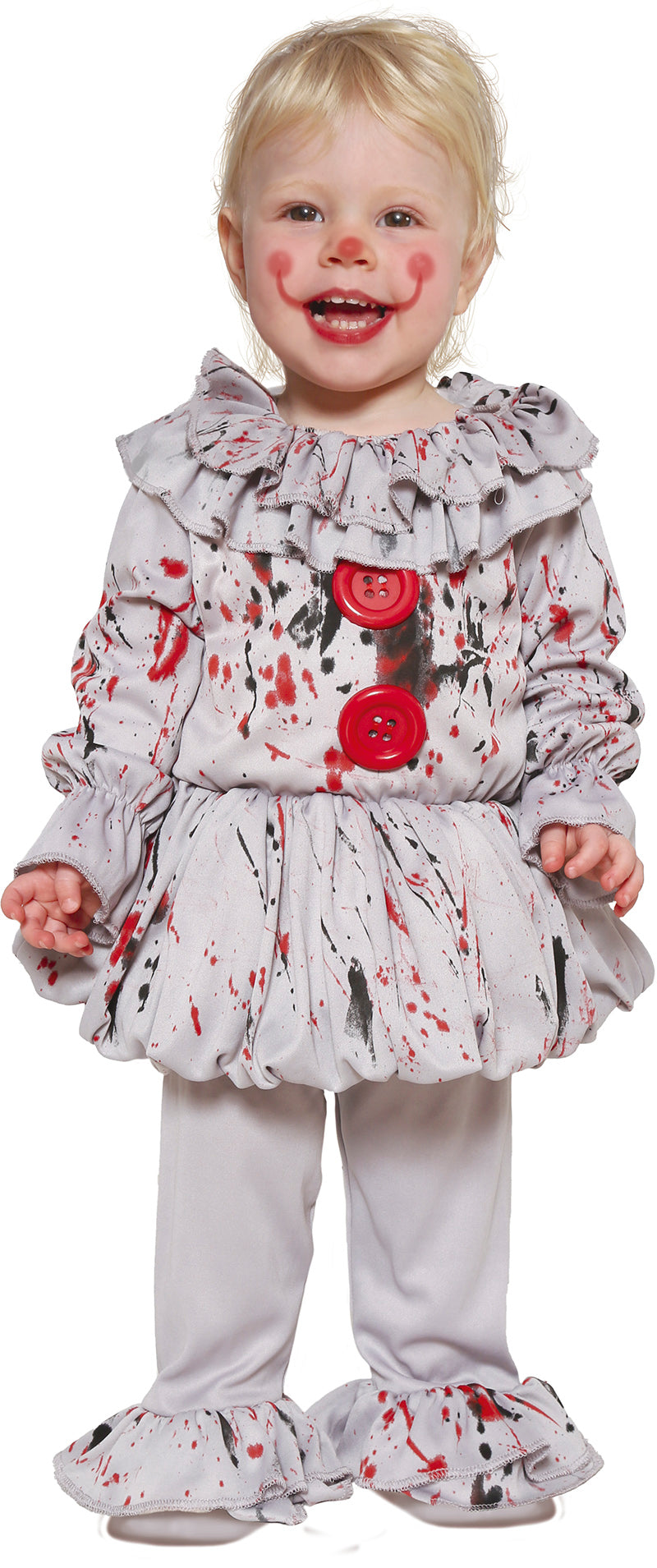 BABY BAD CLOWN TODDLER SIZE 2-3 YEARS