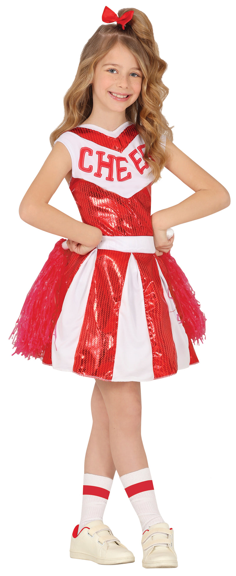 RED SEQUINED CHEERLEADER