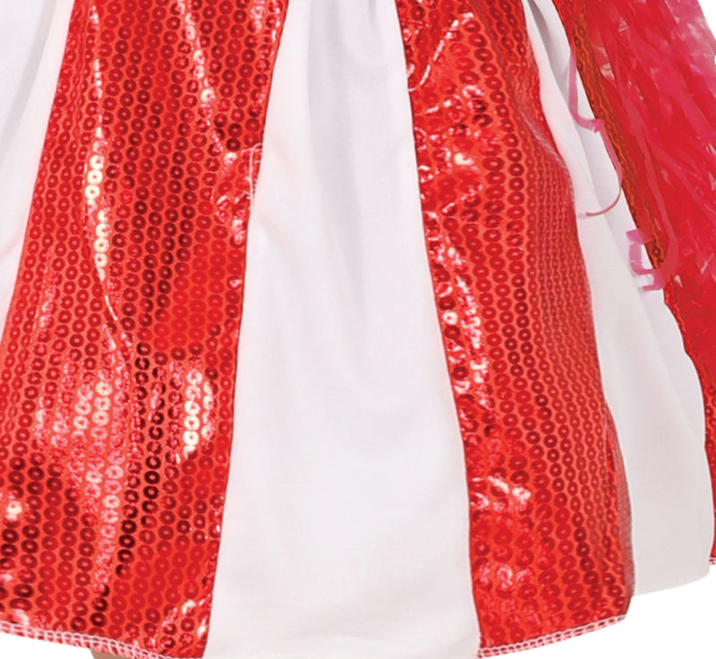 RED SEQUINED CHEERLEADER