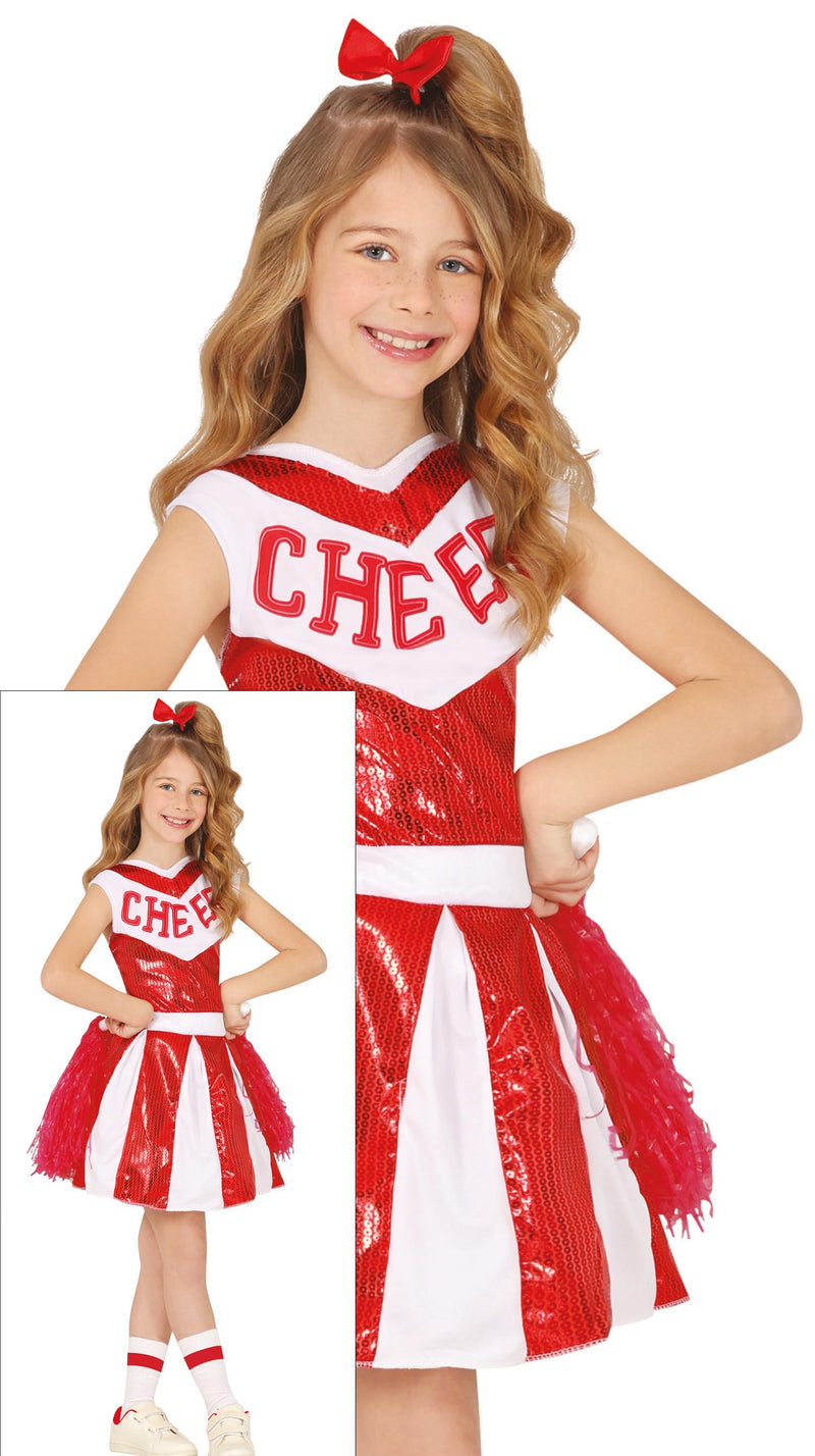 RED SEQUINED CHEERLEADER