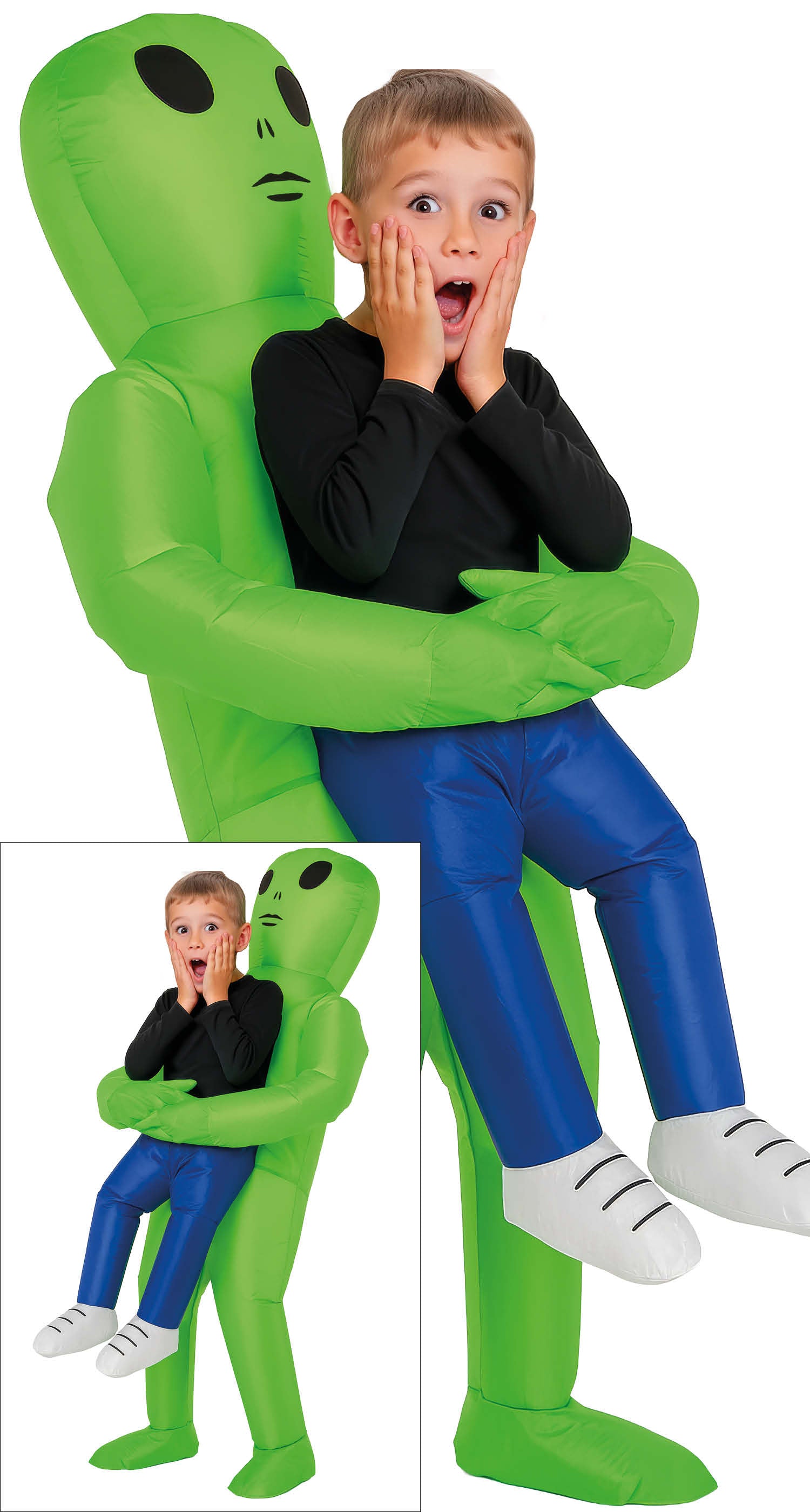CARRYING ALIEN INFLATABLE, CHILDREN, 10-12 YEARS