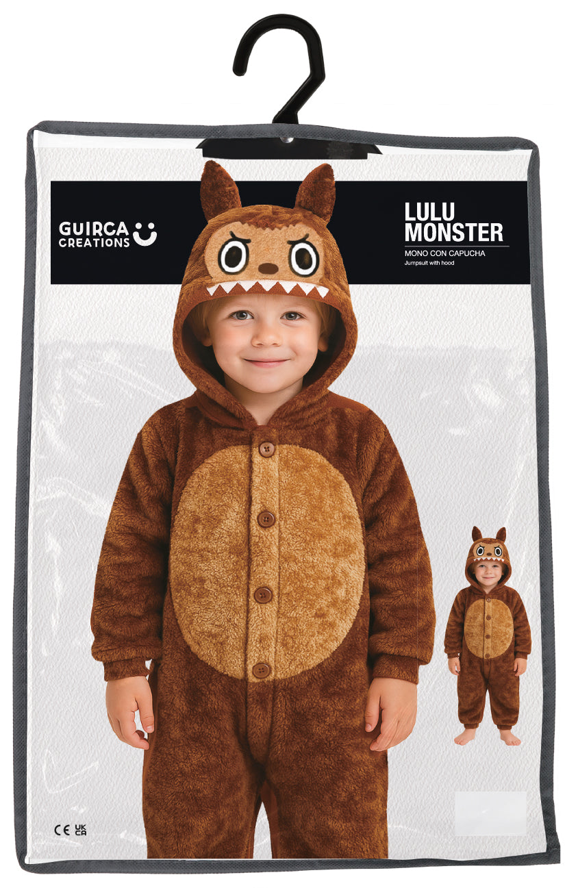 LULU MONSTER PYJAMA BROWN