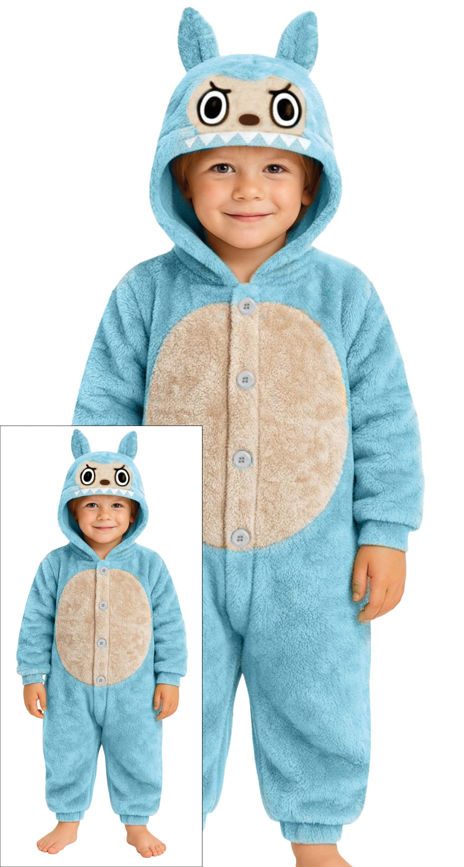 LULU MONSTER PYJAMA BLUE