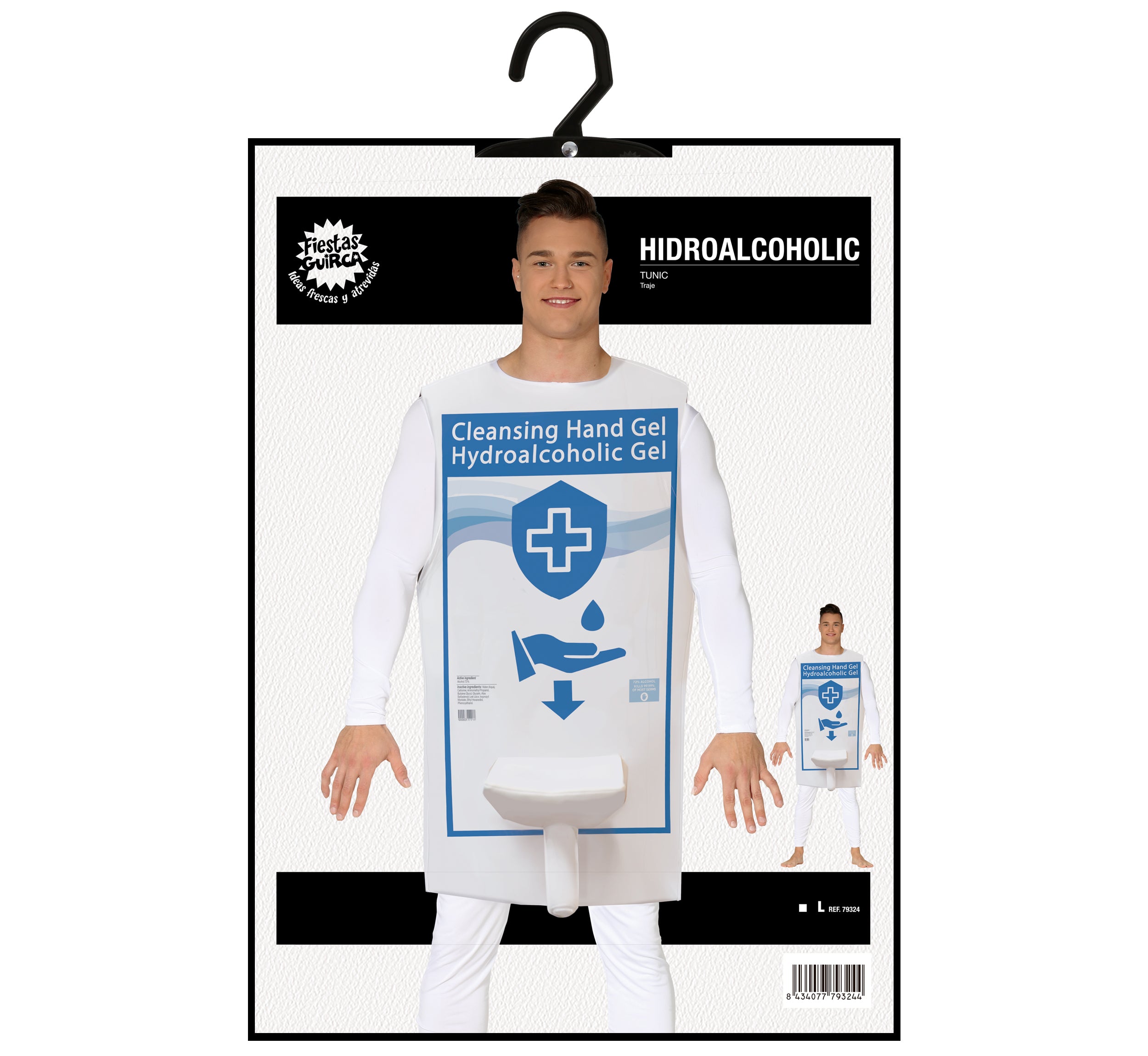 HYDRALCOHOLIC GEL DISPENSER COSTUME