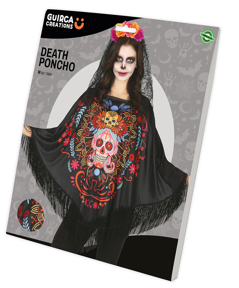 DAY OF THE DEATH PONCHO 38 - 40 (M)