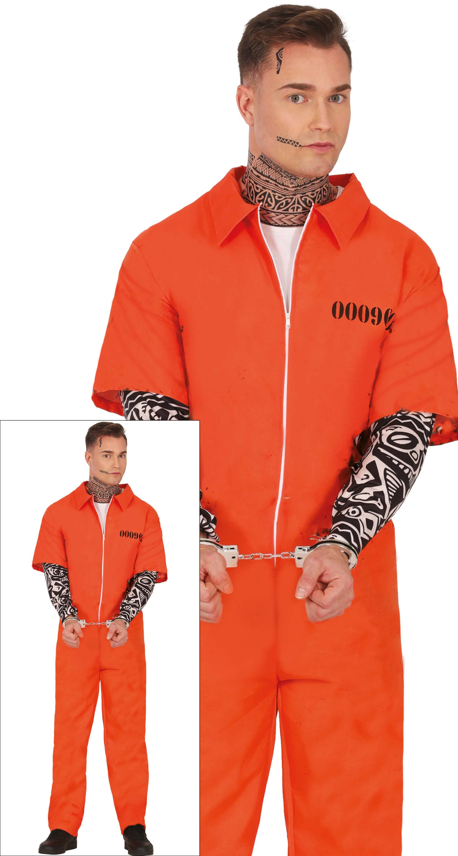 TATTOOED PRISONER, ADULT
