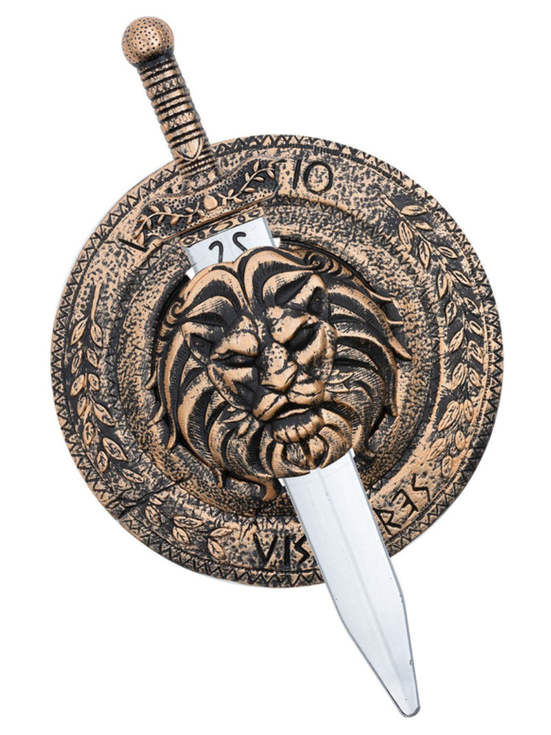 Gladiator Lion Shield 49cm & Sword 48cm - 3