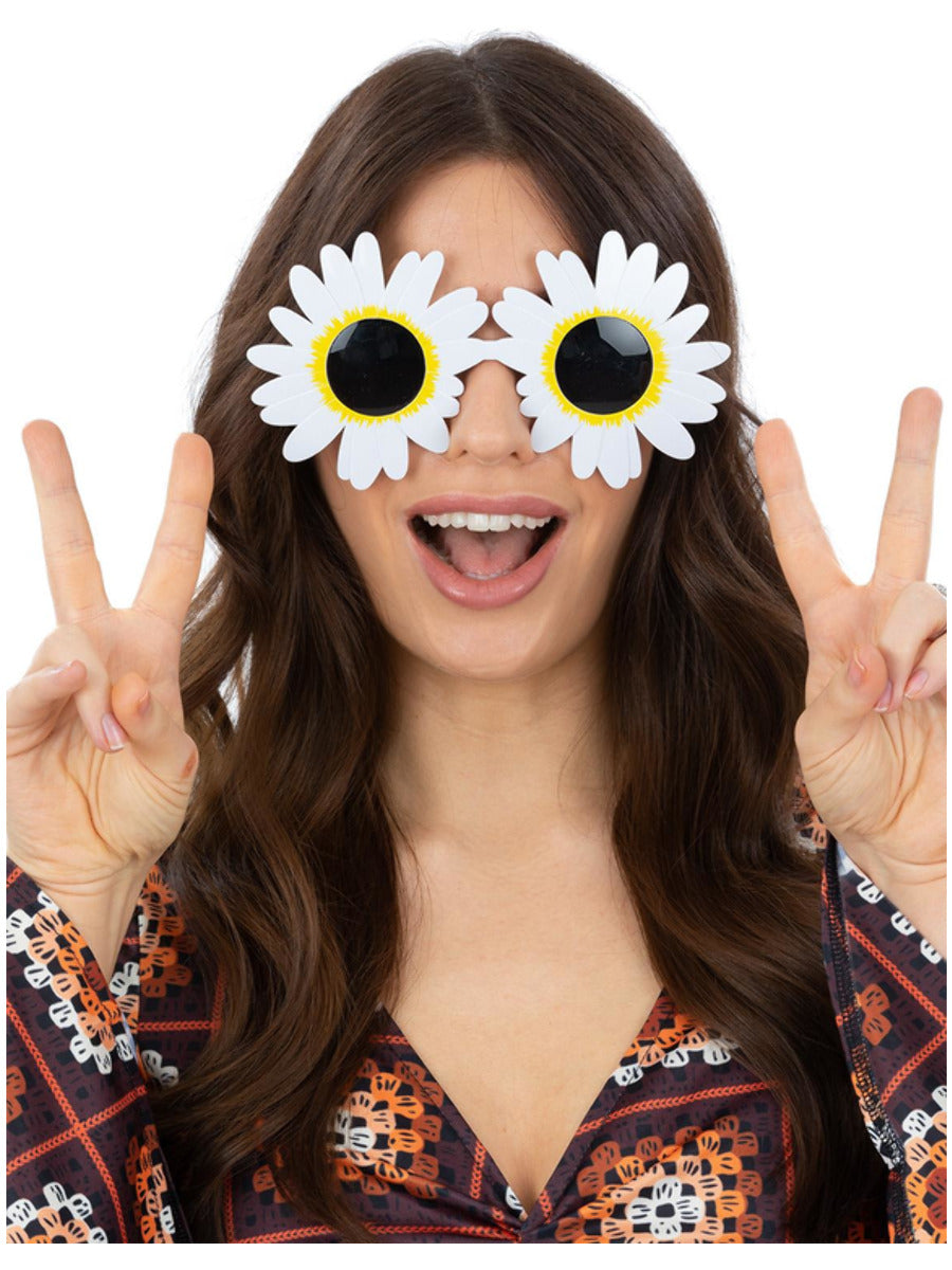Daisy Hippie Specs, White - 1