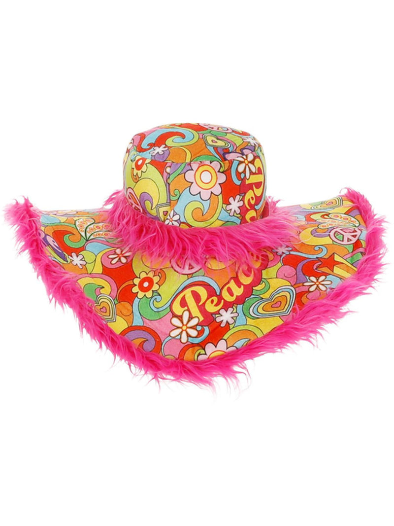 Summer of Love Hippie Sun Hat - 4