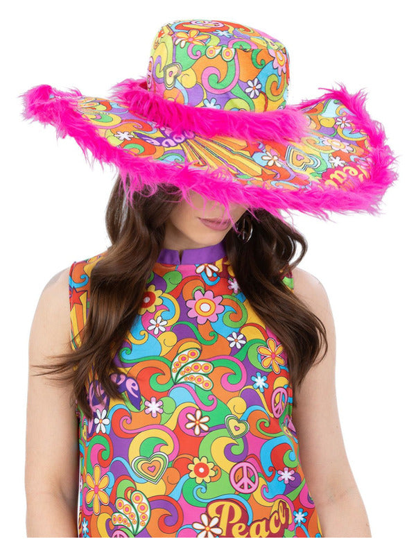 Summer of Love Hippie Sun Hat - 2