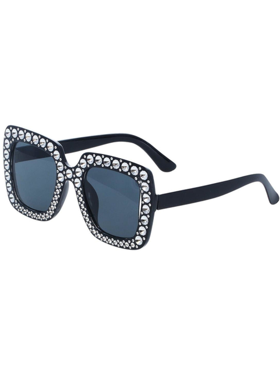 Disco Jewelled Specs, Black - 3