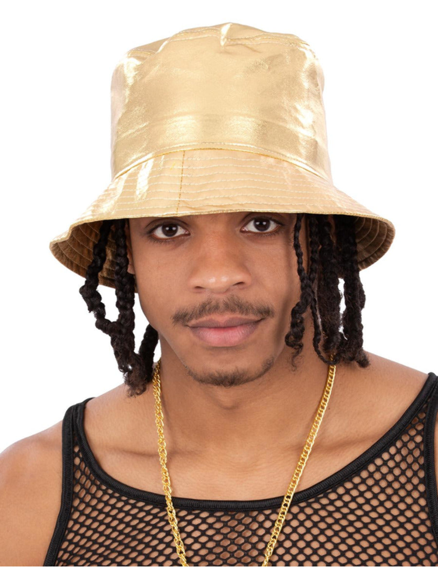 90s Gold Bucket Hat - 1