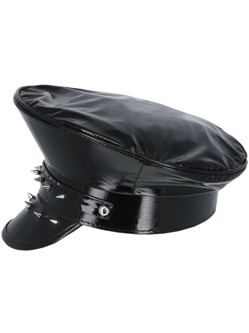 Spiked Bondage Captains Hat - 5