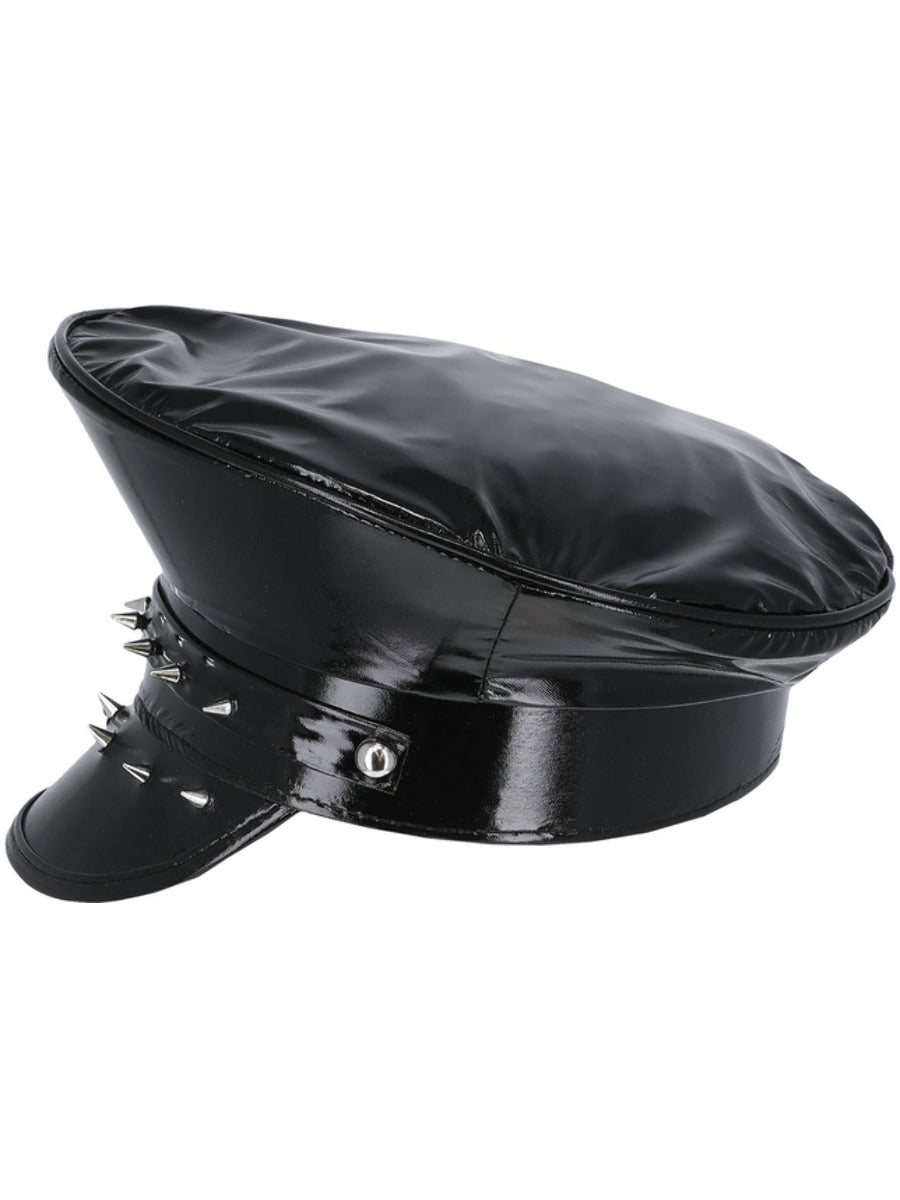 Spiked Bondage Captains Hat - 5