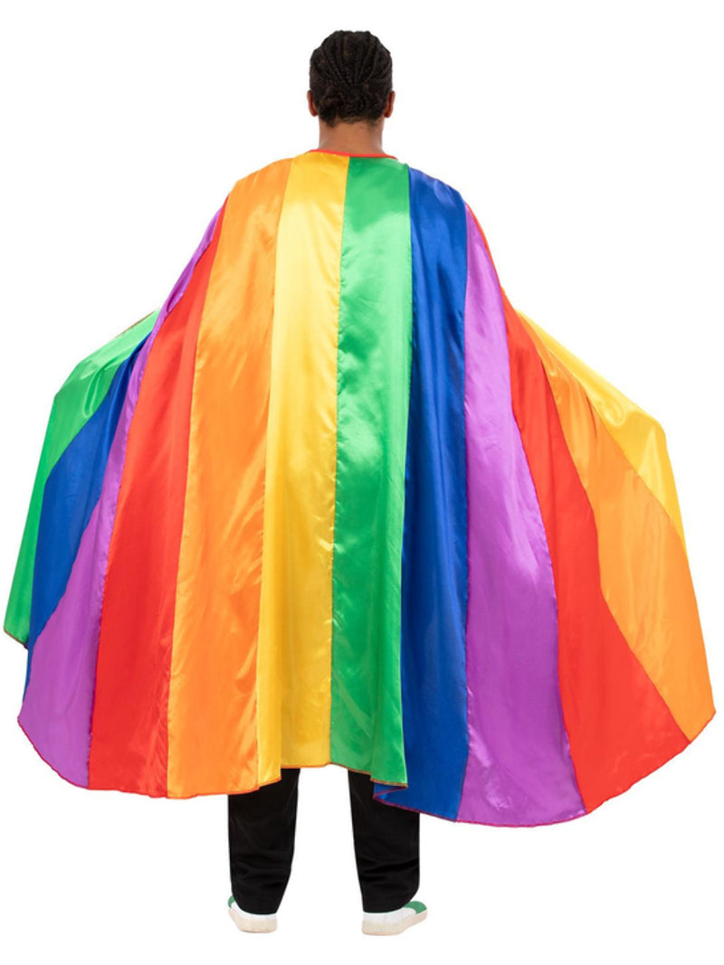Rainbow Satin Cape - 3