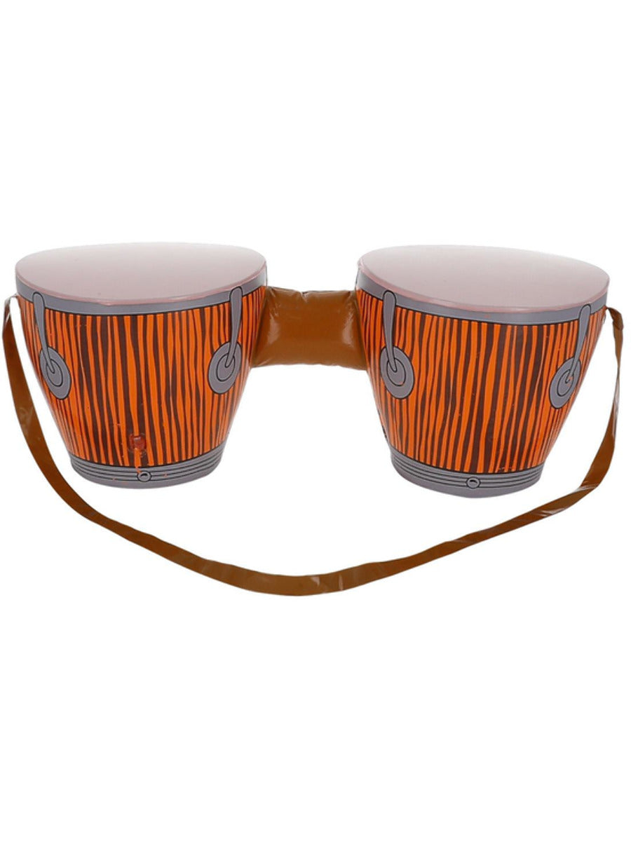 Inflatable Hippie Bongo Drums, with Strap - 3