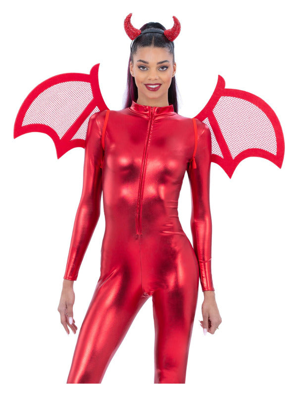 Red Mesh Devil Wings - 2