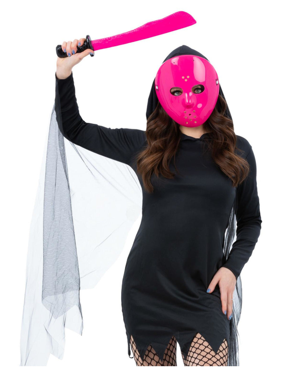 Pink Hockey Mask & Machete Kit - 1
