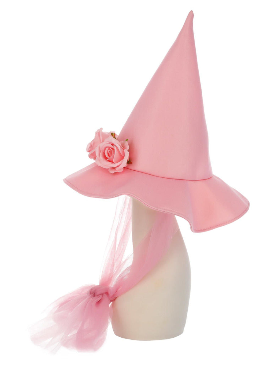 Pink Floral Good Witch Hat - 4