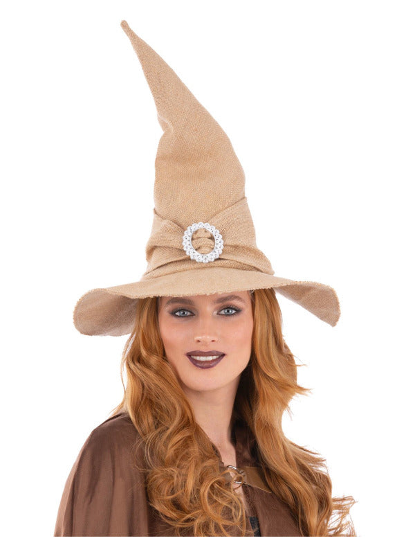 Burlap Witch Hat - 2
