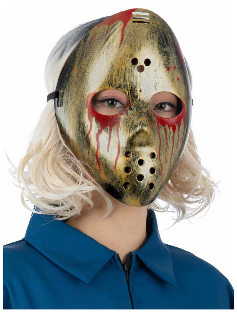 Bloody Metallic Hockey Mask - 1