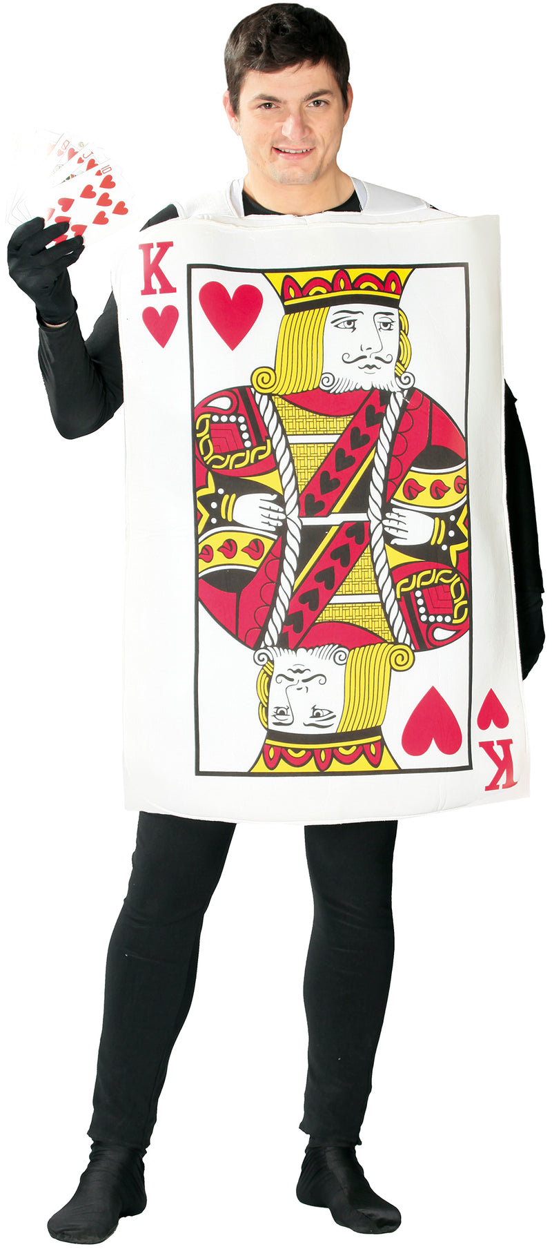 KING OF HEARTS CARD ADULT SIZE L 52-54