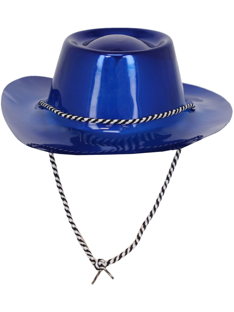 Blue Metallic Cowboy Hat 2