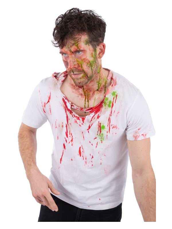 Smiffys Make-Up FX, Green Spray Blood, 28ml - 2