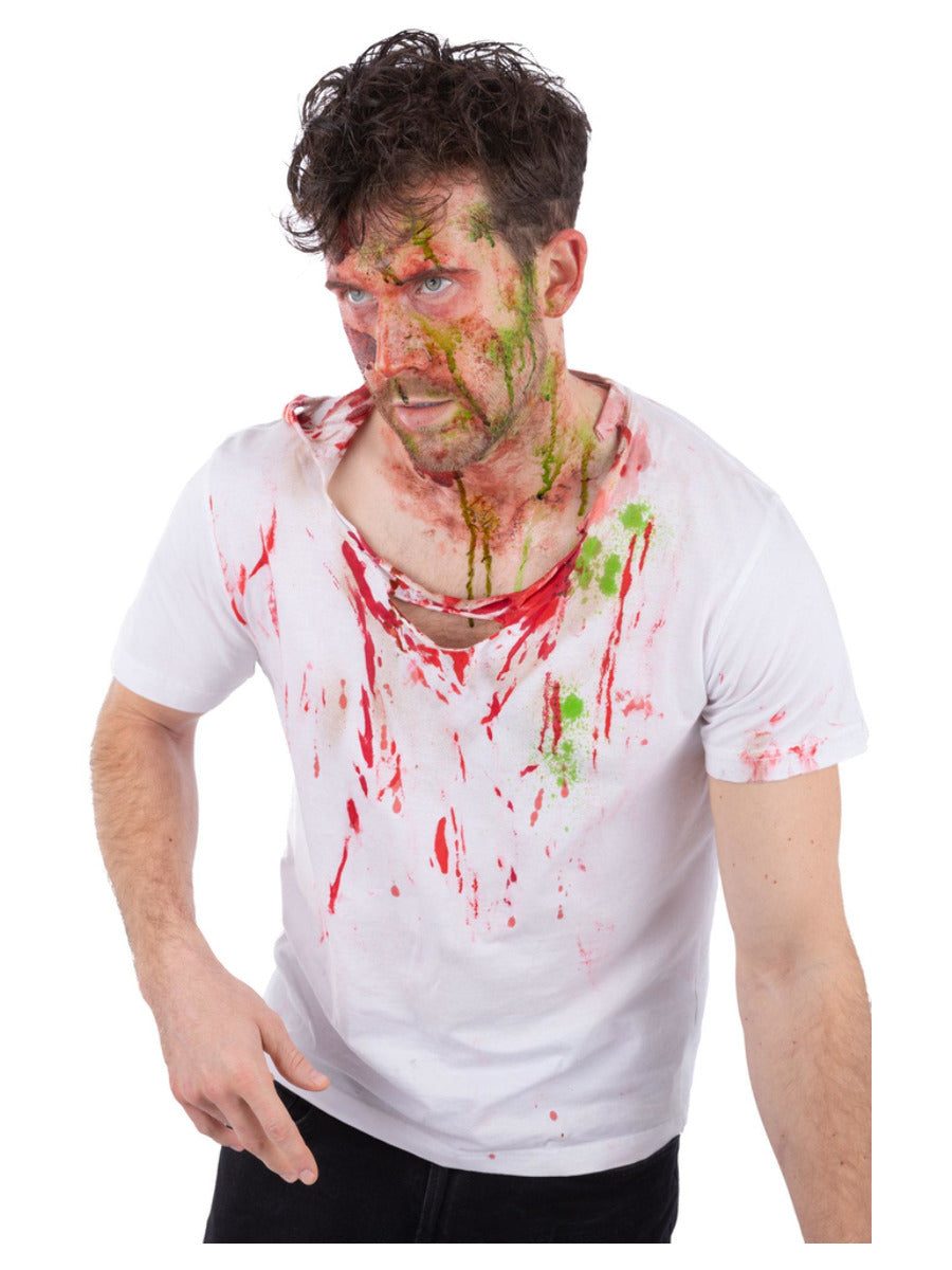 Smiffys Make-Up FX, Green Spray Blood, 28ml - 1