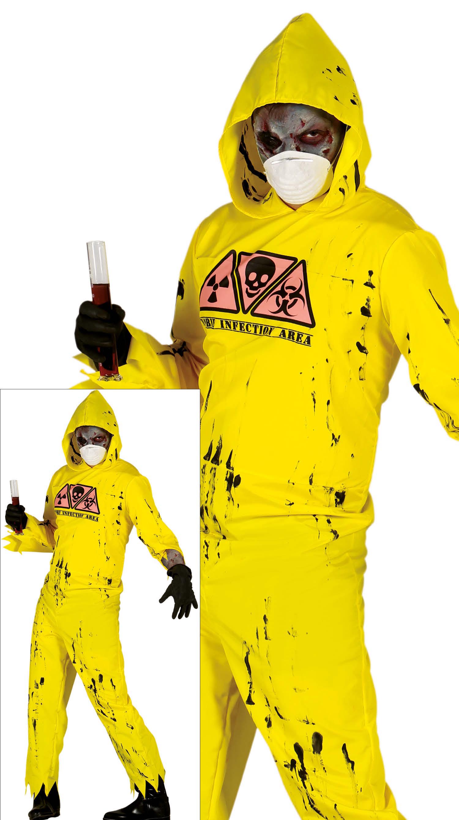 ADULT RADIOACTIVE ZOMBIE SIZE L 52-54
