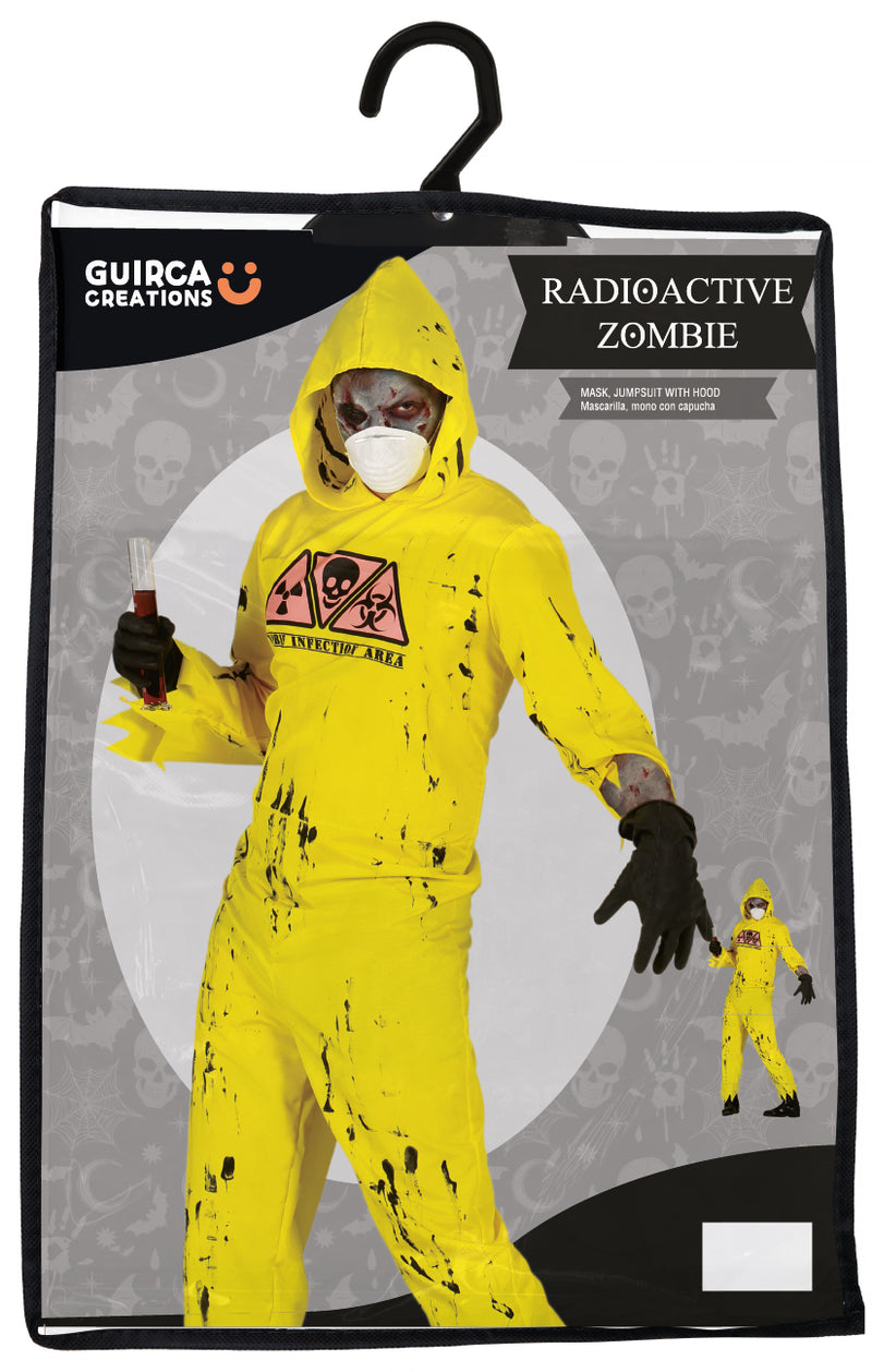 ADULT RADIOACTIVE ZOMBIE SIZE L 52-54