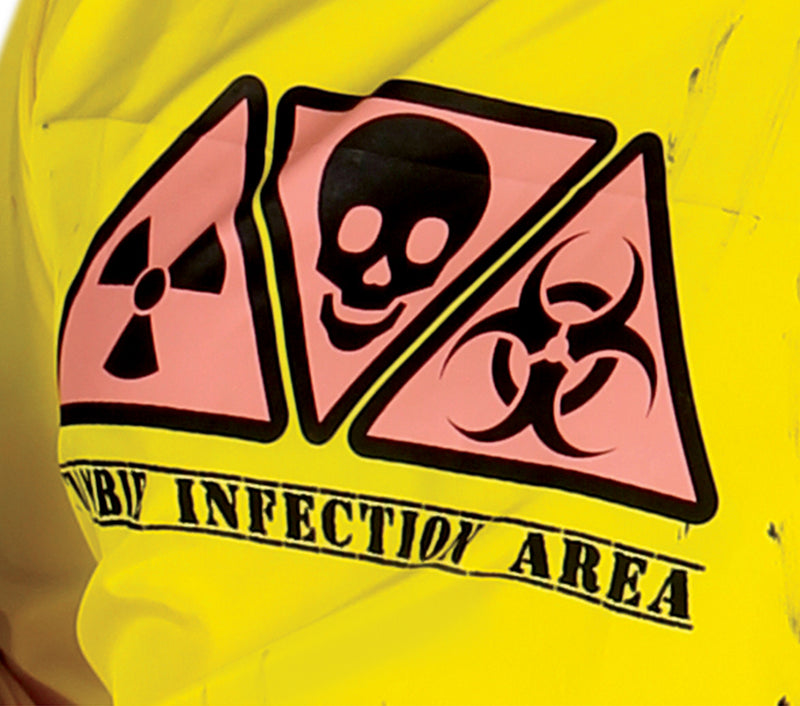 ADULT RADIOACTIVE ZOMBIE SIZE L 52-54