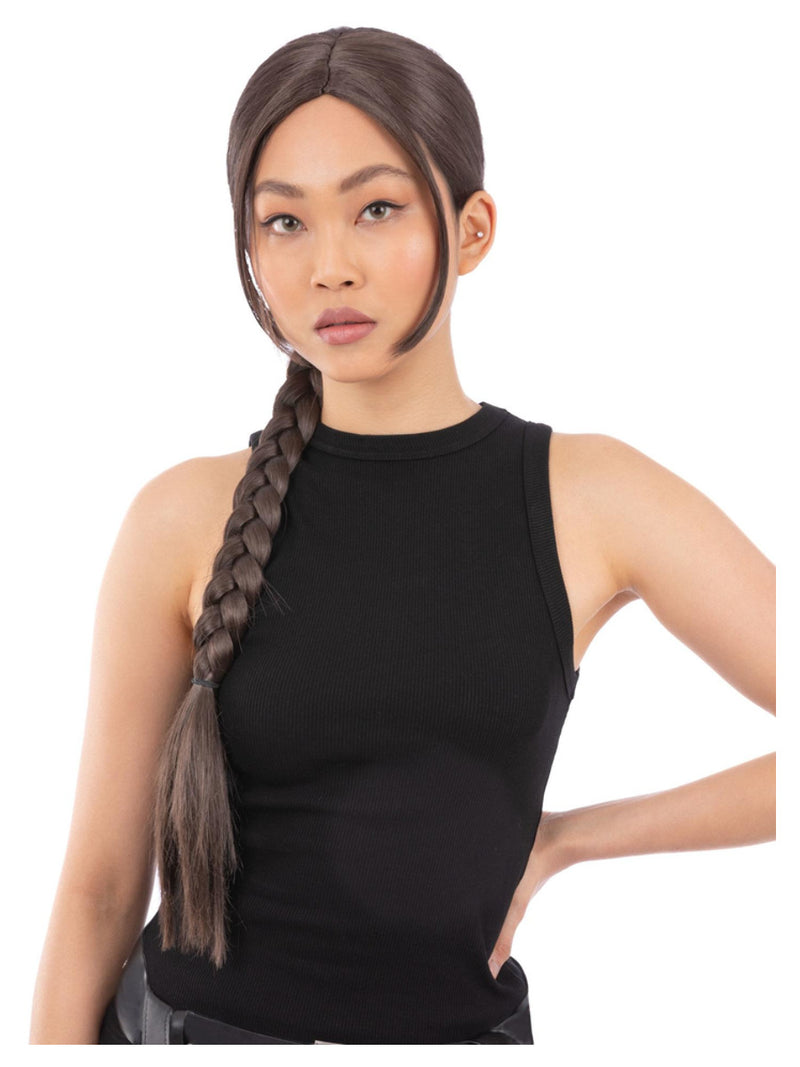 90s Video Game Vixen Plait Wig - 1