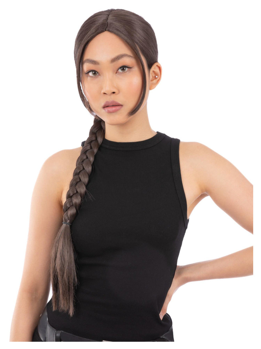 90s Video Game Vixen Plait Wig - 1