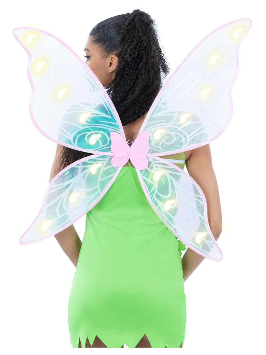 Adult LED Iridescent Light Up Fairy Wings - 1