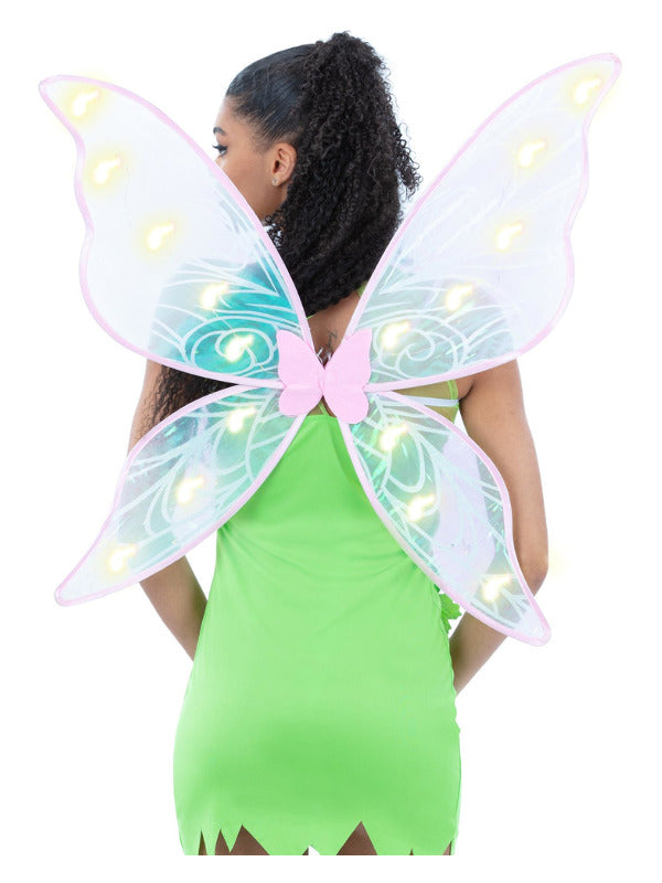 Adult LED Iridescent Light Up Fairy Wings - 2