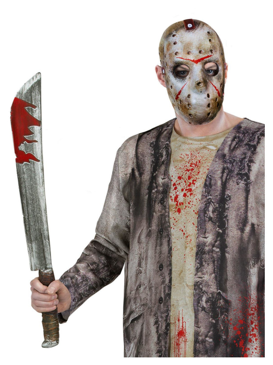 Friday The 13th, Jason Voorhees Machete & Mask Kit - 3