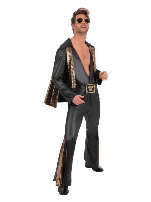Elvis Black Jumpsuit  - 2
