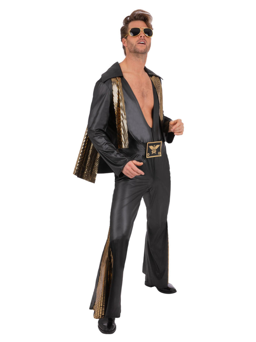 Elvis Black Jumpsuit  - 1
