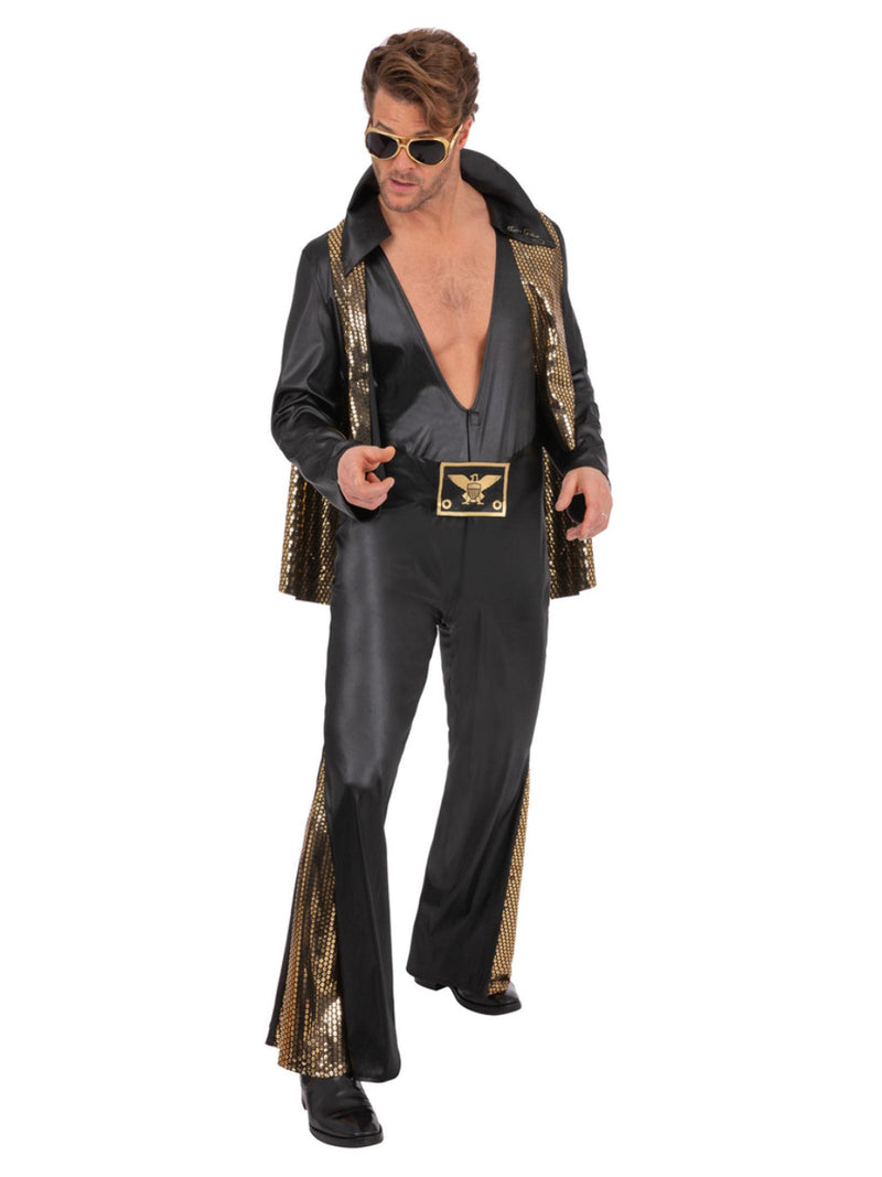 Elvis Black Jumpsuit  - 4