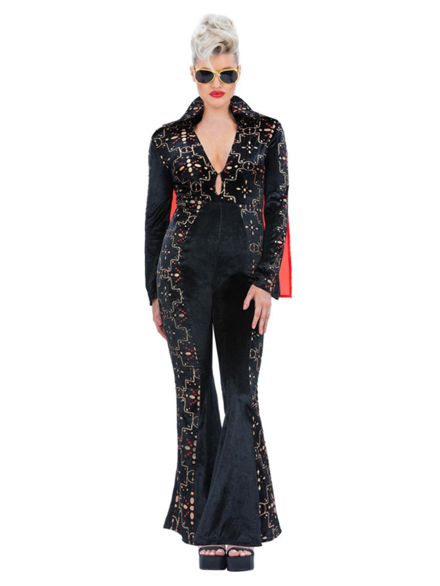 Elvis Black Rhinestone Costume - 5