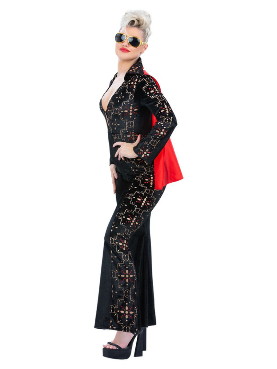 Elvis Black Rhinestone Costume - 4