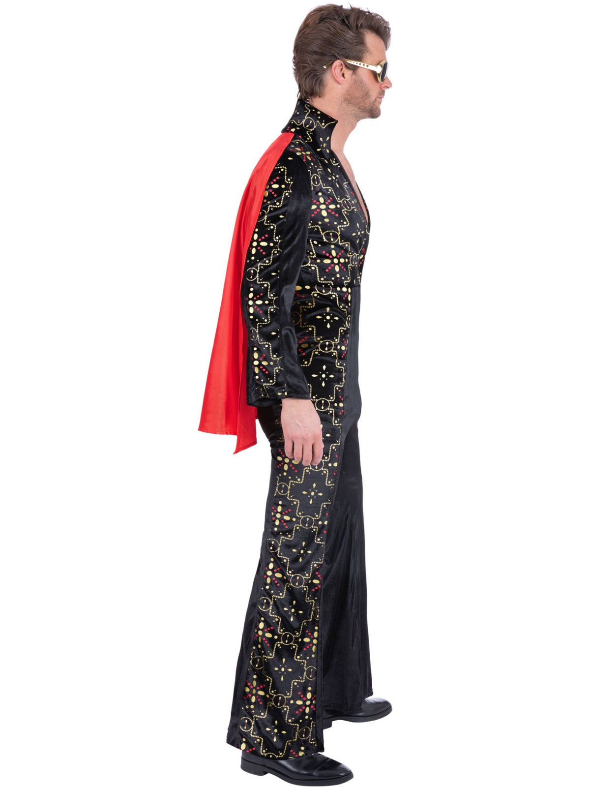 Elvis Black Rhinestone Costume 3