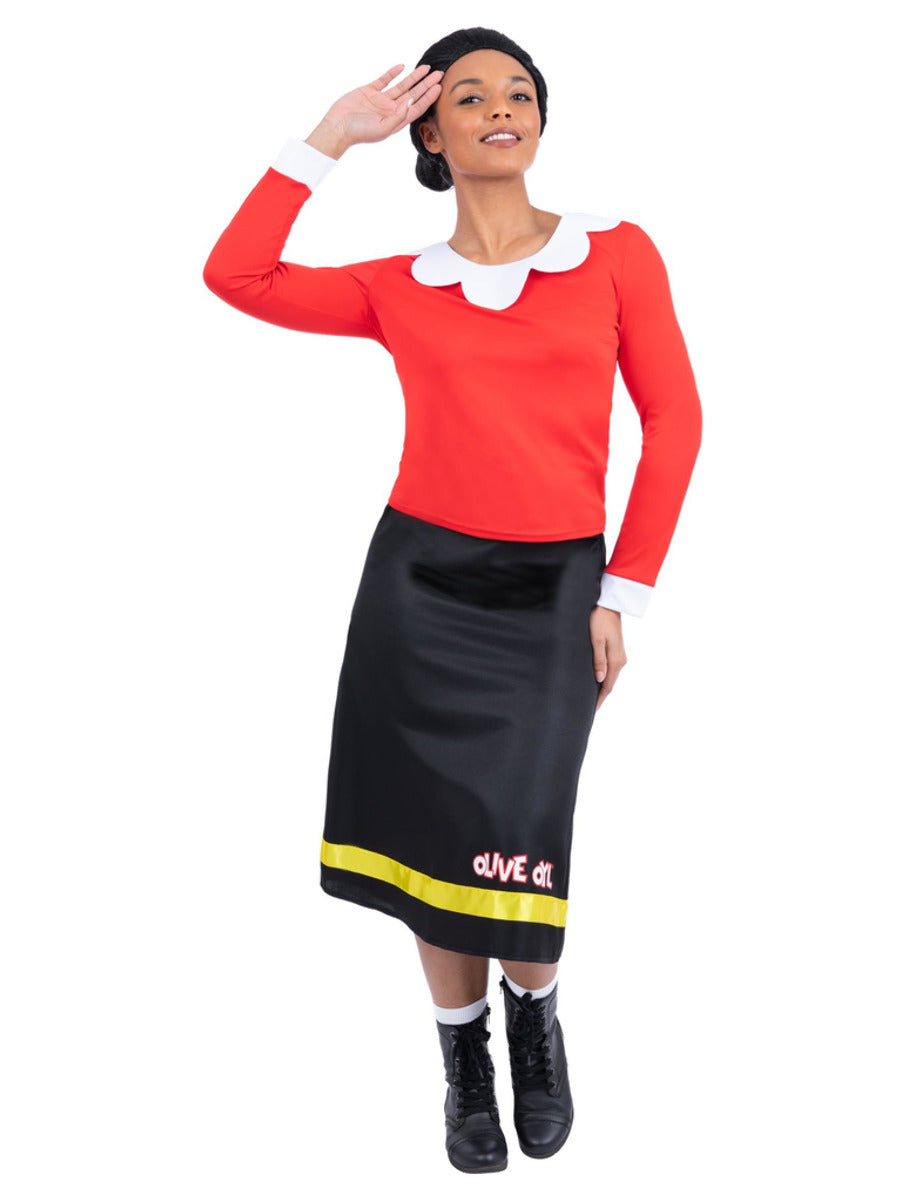 Popeye Olive Oyl Costume, Adult - 1