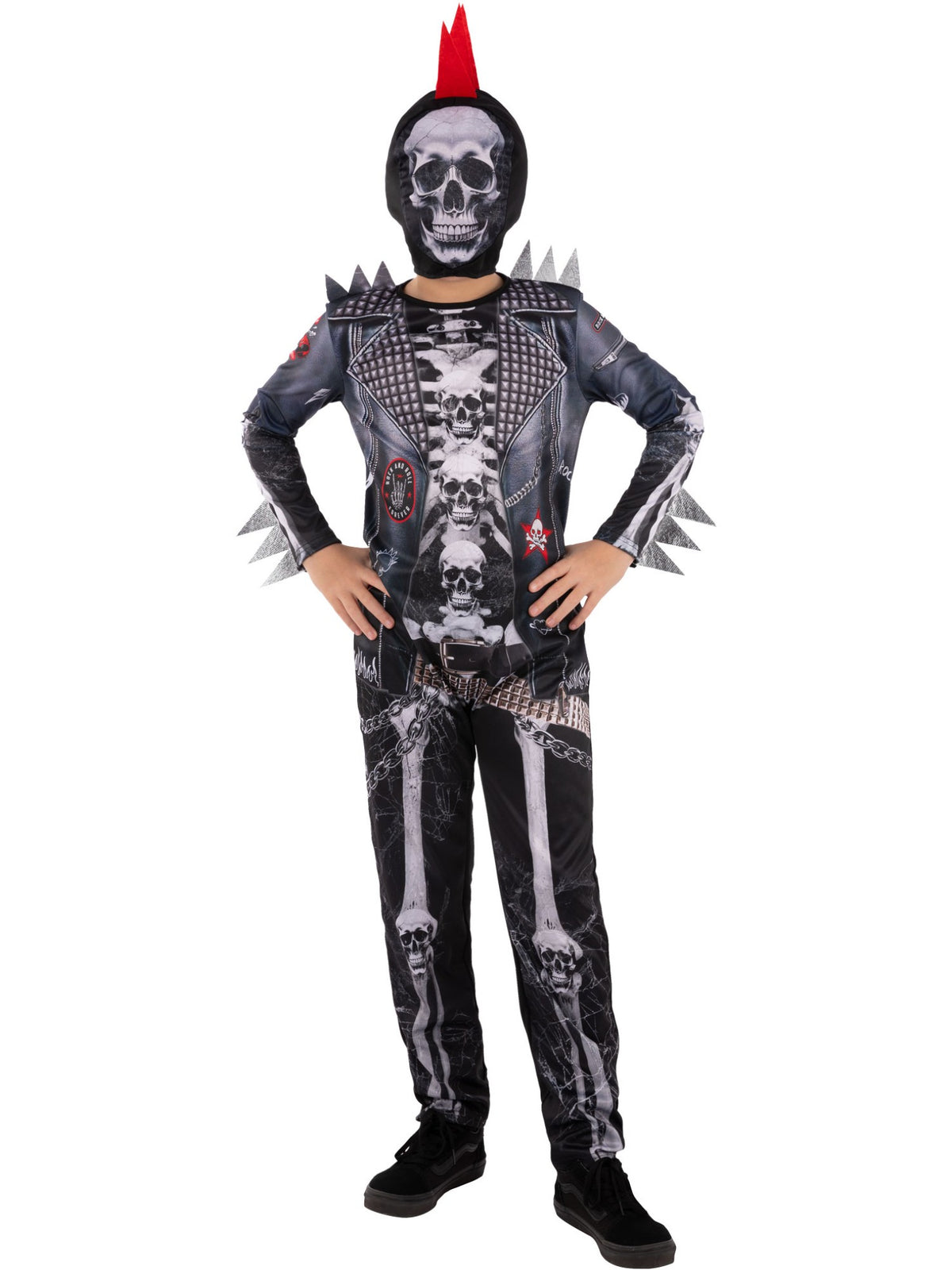 Punk Skeleton Costume 1
