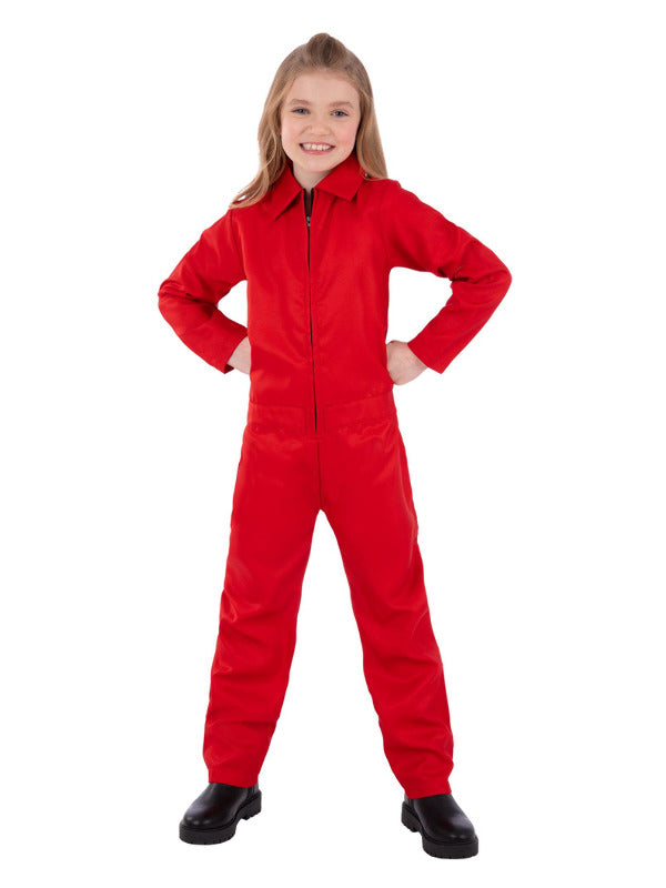 Red Boiler Suit Costume - 2
