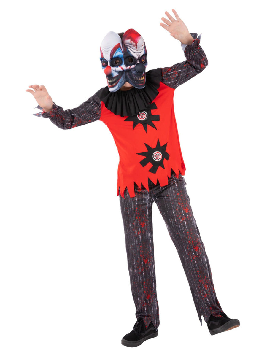 2 Headed Chuckles The Clown Costume - 1