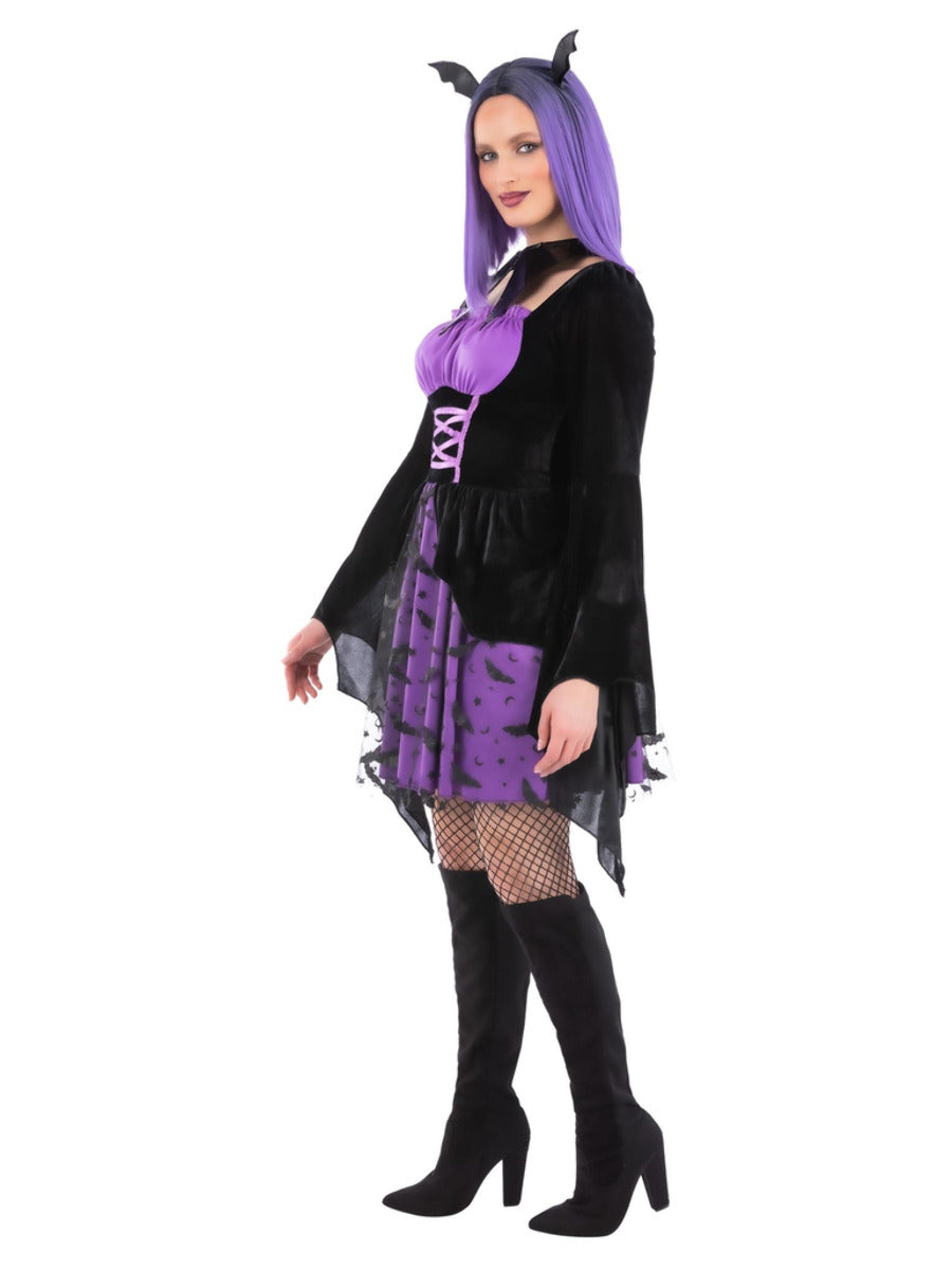 Vampiress Bat Cosplay Costume - 4