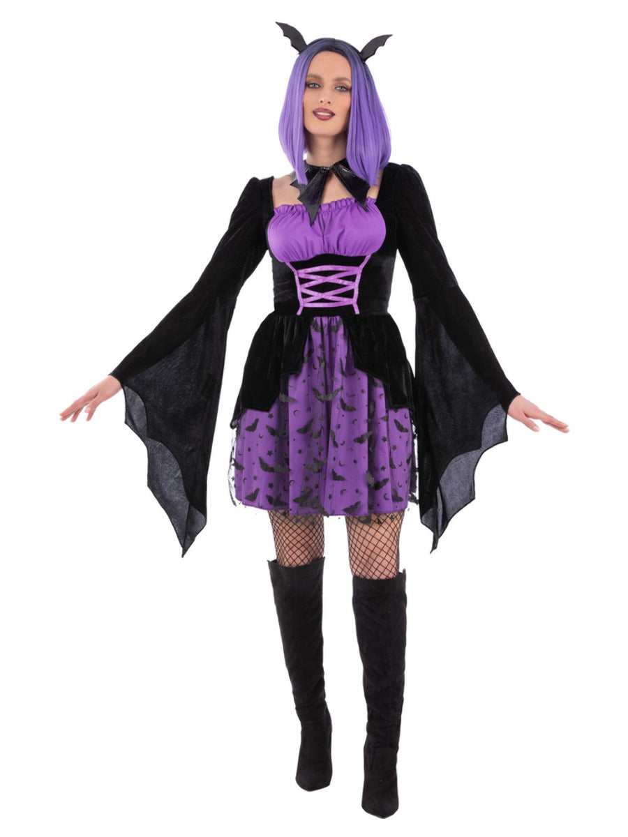 Vampiress Bat Cosplay Costume - 1